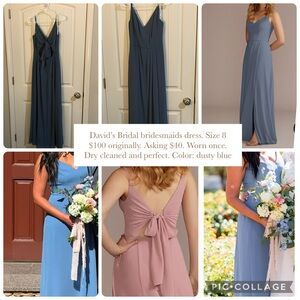 David’s bridal bridesmaid dress